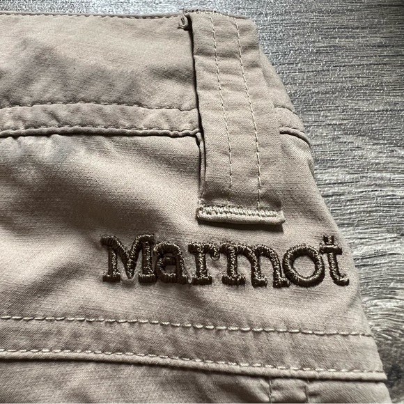 Marmot Men's Nylon Tan Outdoor Cargo Hiking Camping Fishing Pants size 40 - Picture 6 of 12